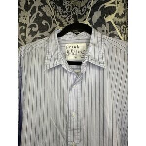 Frank And Eileen 'PAUL' XXL 100% Cotton light Purple Mens Long Sleeve